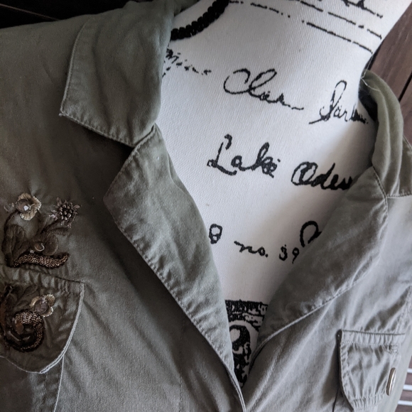 Chico's Embroidered Spring Jacket - Picture 9 of 16